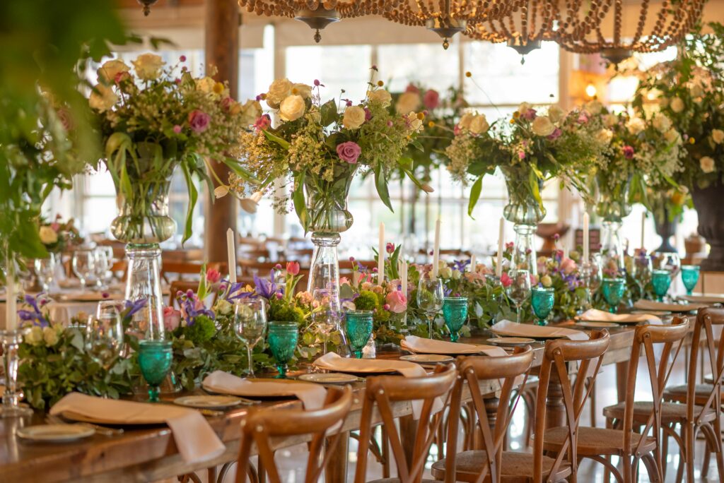Sommerhochzeit: bunte Farben