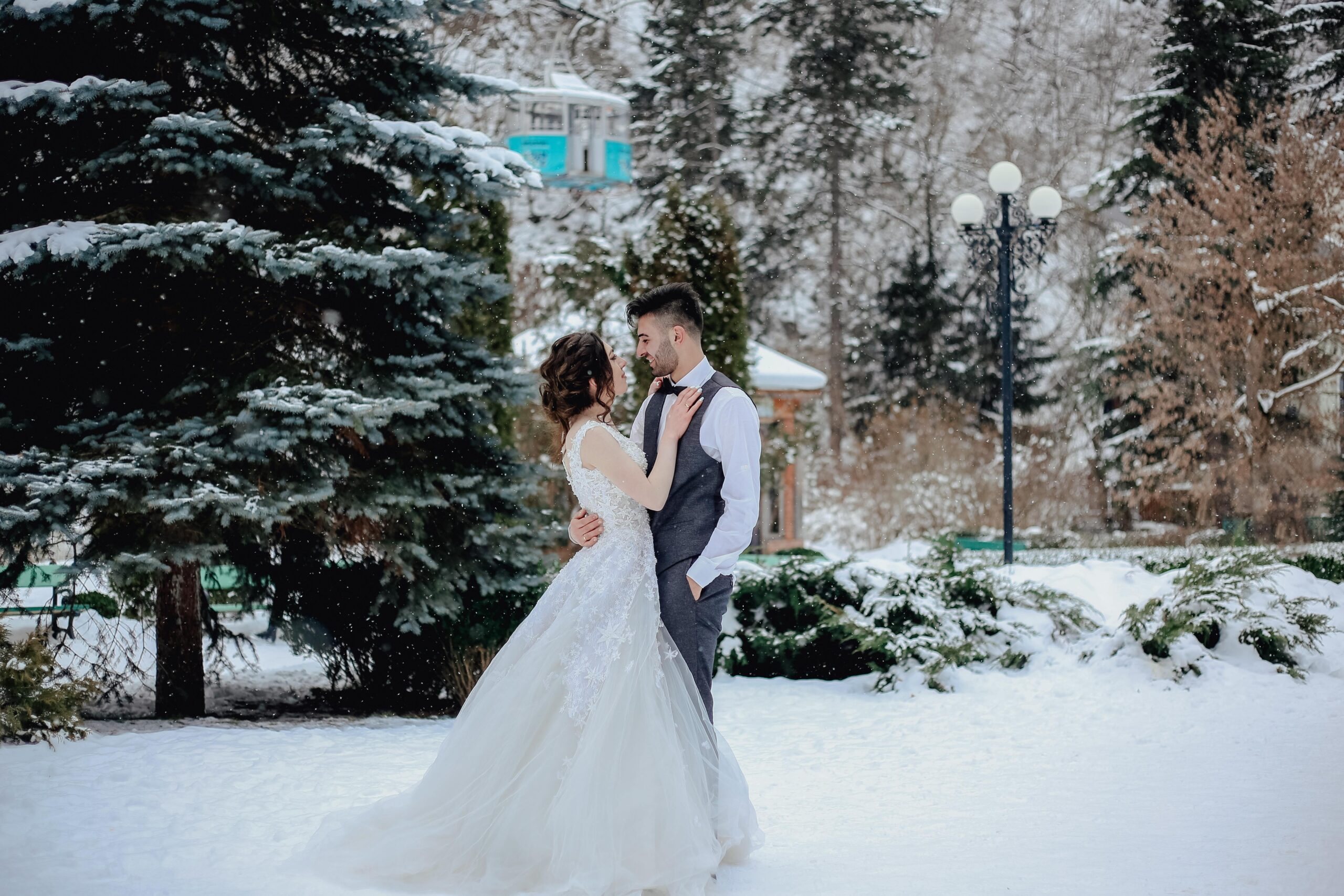Location und Honeymoon mit Winterromantik
