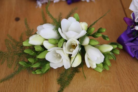 Freesien im Hochzeitsbouquet