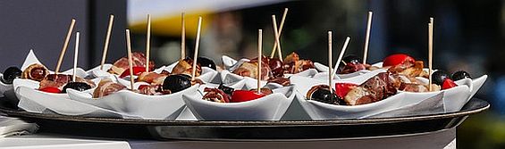 Catering für die Hochzeitsfeier von Hochzeitscaterern