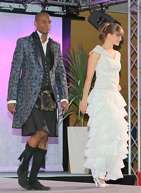 Brautmode am Catwalk