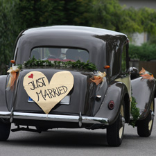 Transfer für die Hochzeit
